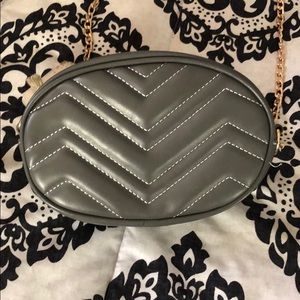 Grey fanny pack